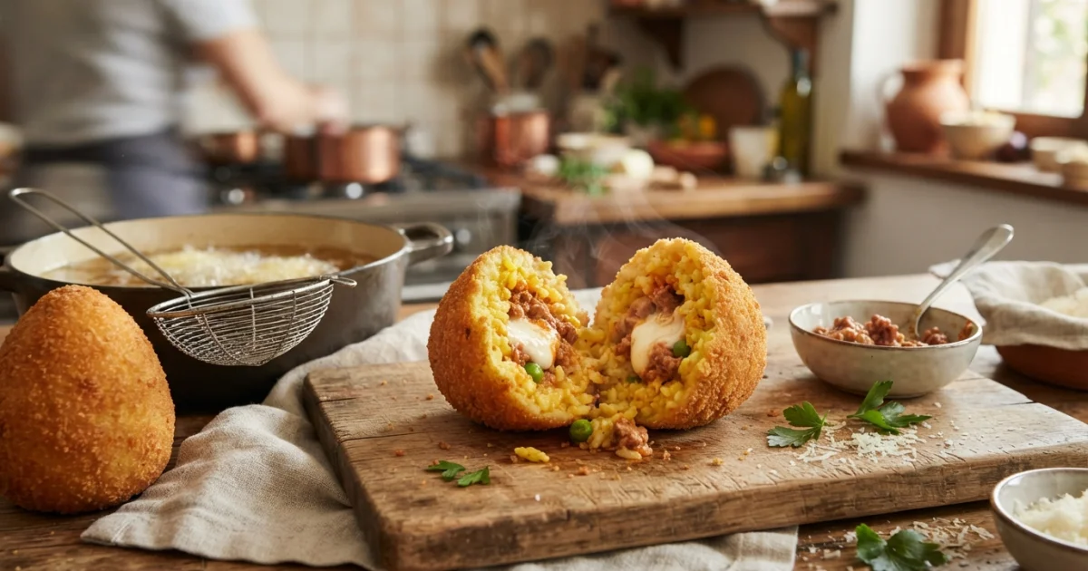 Arancini: como funciona o bolinho de arroz siciliano