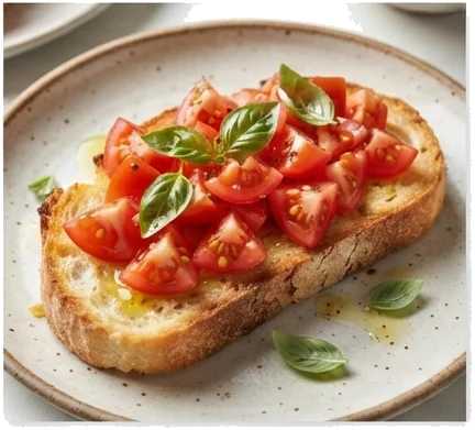 Bruschetta italiana: a arte da entrada simples, crocante e cheia de sabor