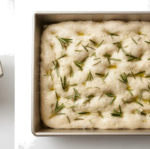 Ingredientes e coberturas para valorizar a focaccia caseira