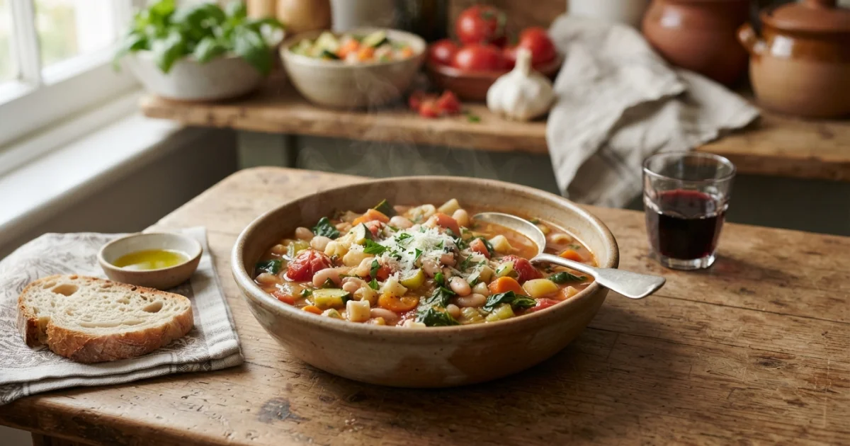 Minestrone italiano: por que não existe uma única receita