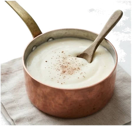 Molhos brancos e cremosos: conforto e textura no prato