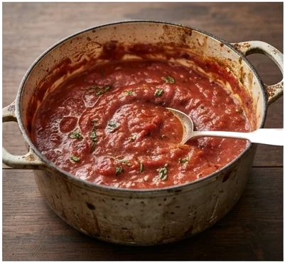 O Verdadeiro Molho de Tomate Italiano na Cozinha Doméstica