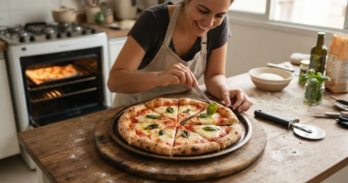 Pizza caseira: como chegar a uma massa melhor usando forno comum